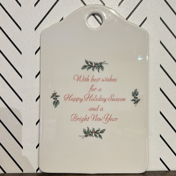 Nikko Christmas Christmastime Tree Ceramic Cheese Board Wall Decor Japan Holiday - Picture 2 of 8